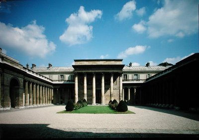 View of the courtyard of the Hotel de Salm, Palais de la Legion dHonneur, built 1782-87 by Pierre II Rousseau